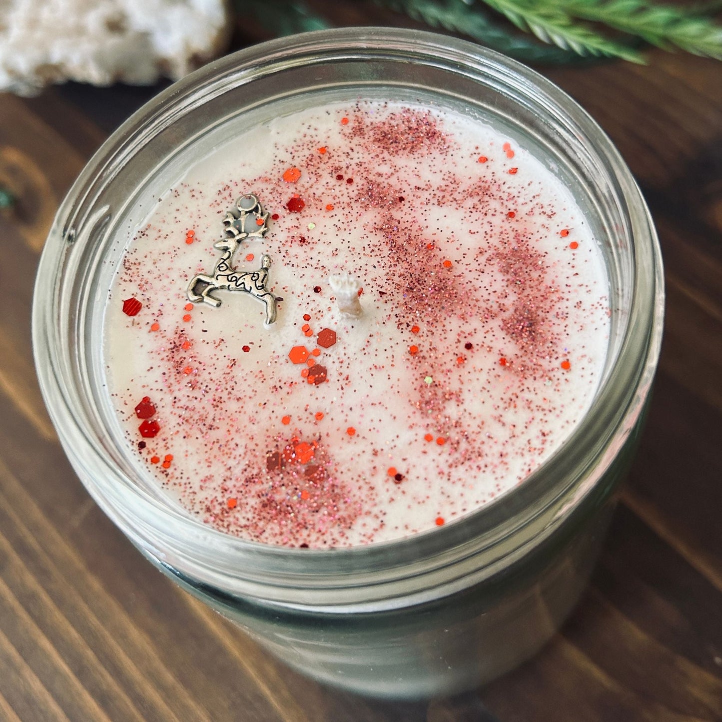 16oz Winter Candle Apple Candle Cesarah's Spooky Shop