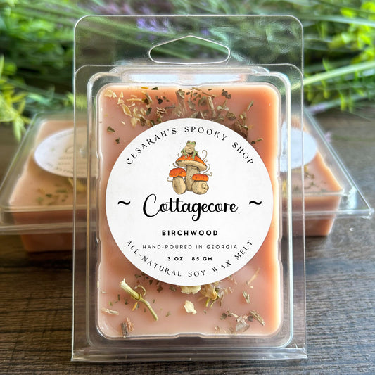Cottagecore Wax Melt (birchwood) Cesarah's Spooky Shop