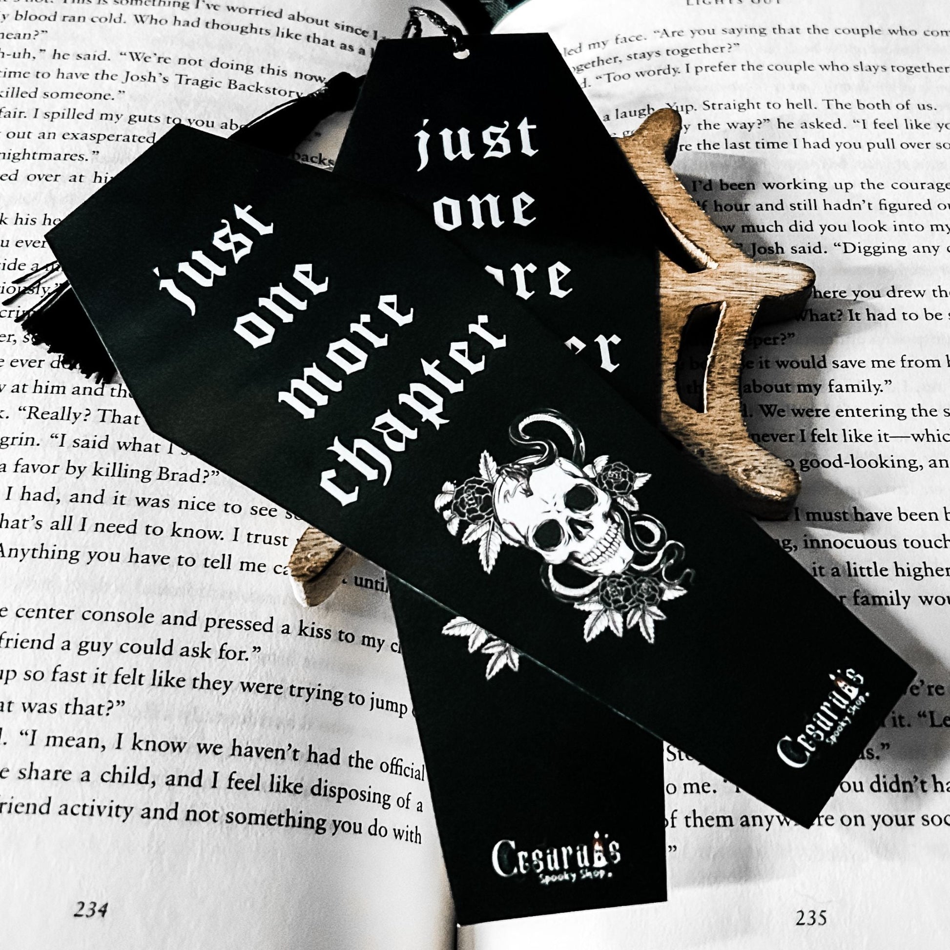 Just One More Chapter Bookmark Cesarah's Spooky Shop