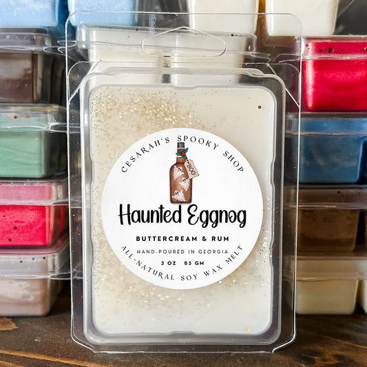 Haunted Eggnog Wax Melt (Buttercream & Rum)