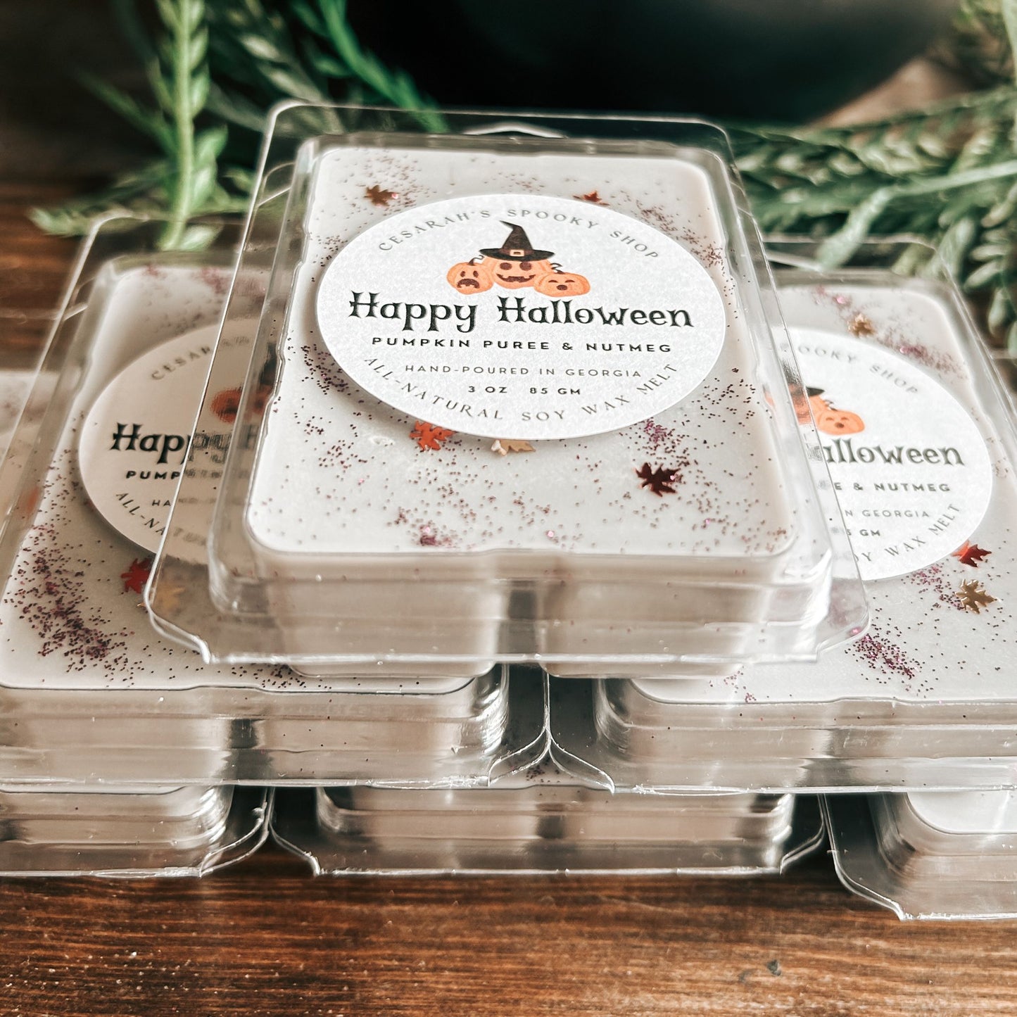 Happy Halloween Wax Melt (Pumpkin Puree & Nutmeg)