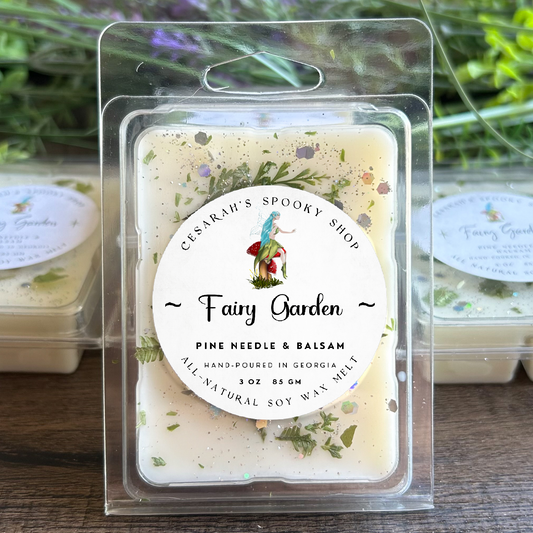 Fairy Garden Wax Melt (Pine Needles & Balsam) Cesarah's Spooky Shop
