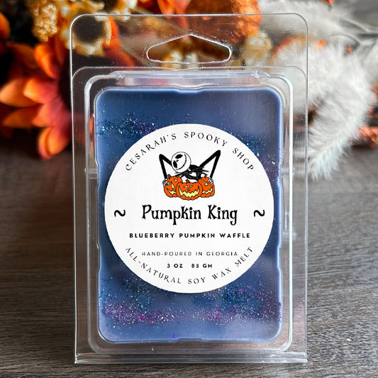 Pumpkin King Wax Melt (Blueberry Pumpkin Waffle) Cesarah's Spooky Shop