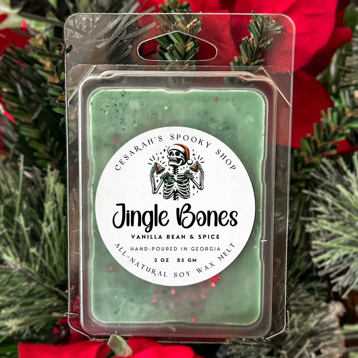 Jingle Bones Wax Melt (Vanilla Bean & Spice)