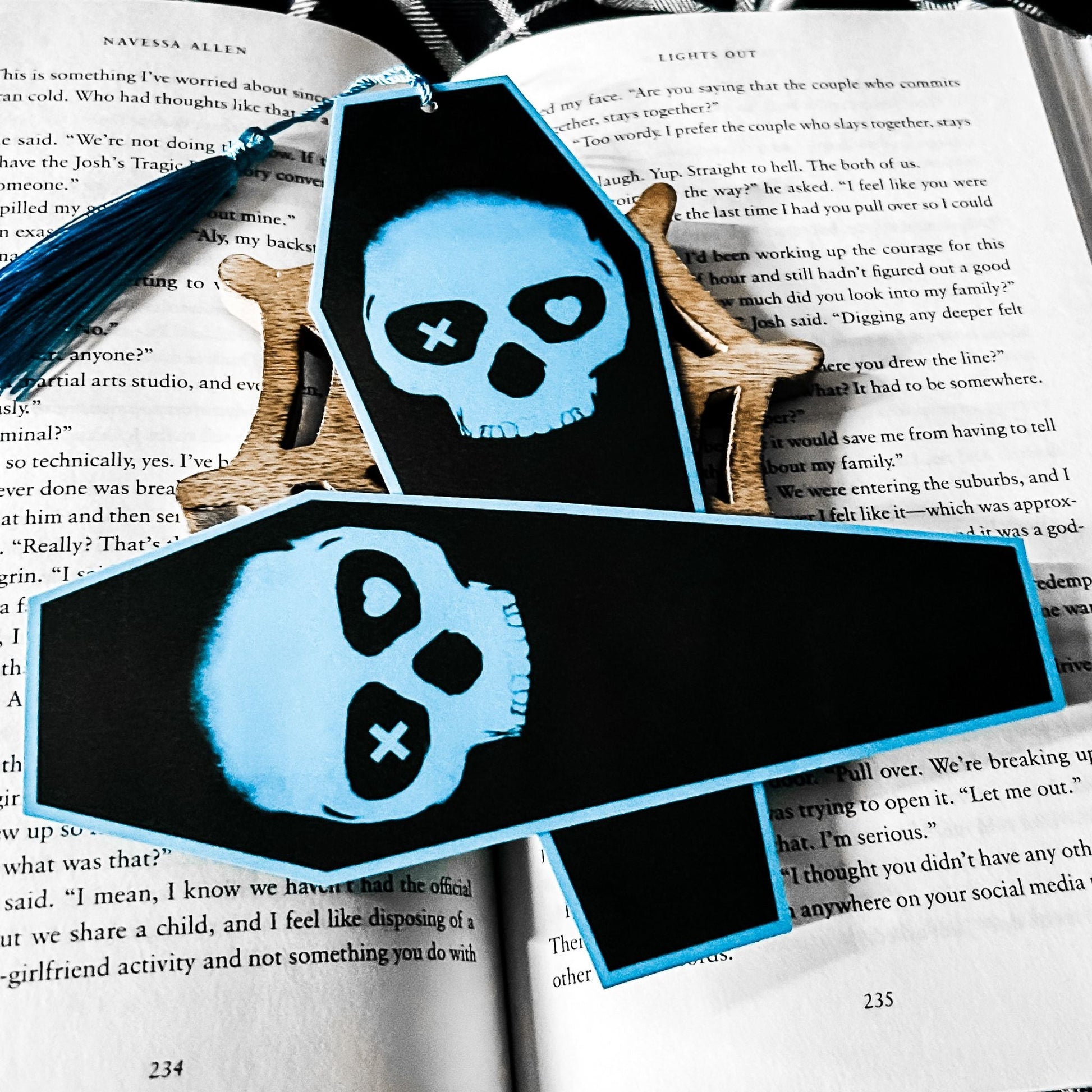 Lights Out Inspired Bookmark Cesarah's Spooky Shop