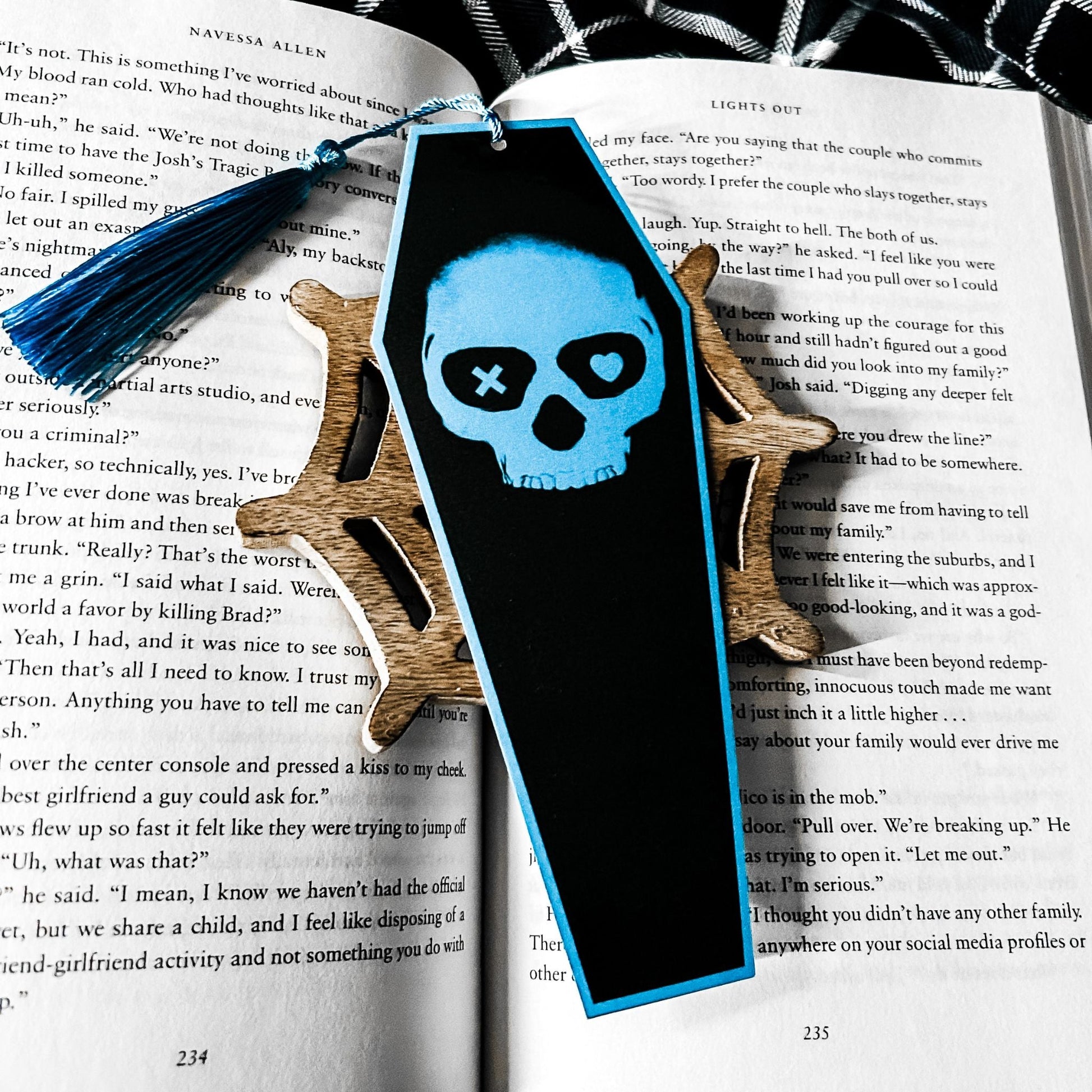 Lights Out Inspired Bookmark Cesarah's Spooky Shop