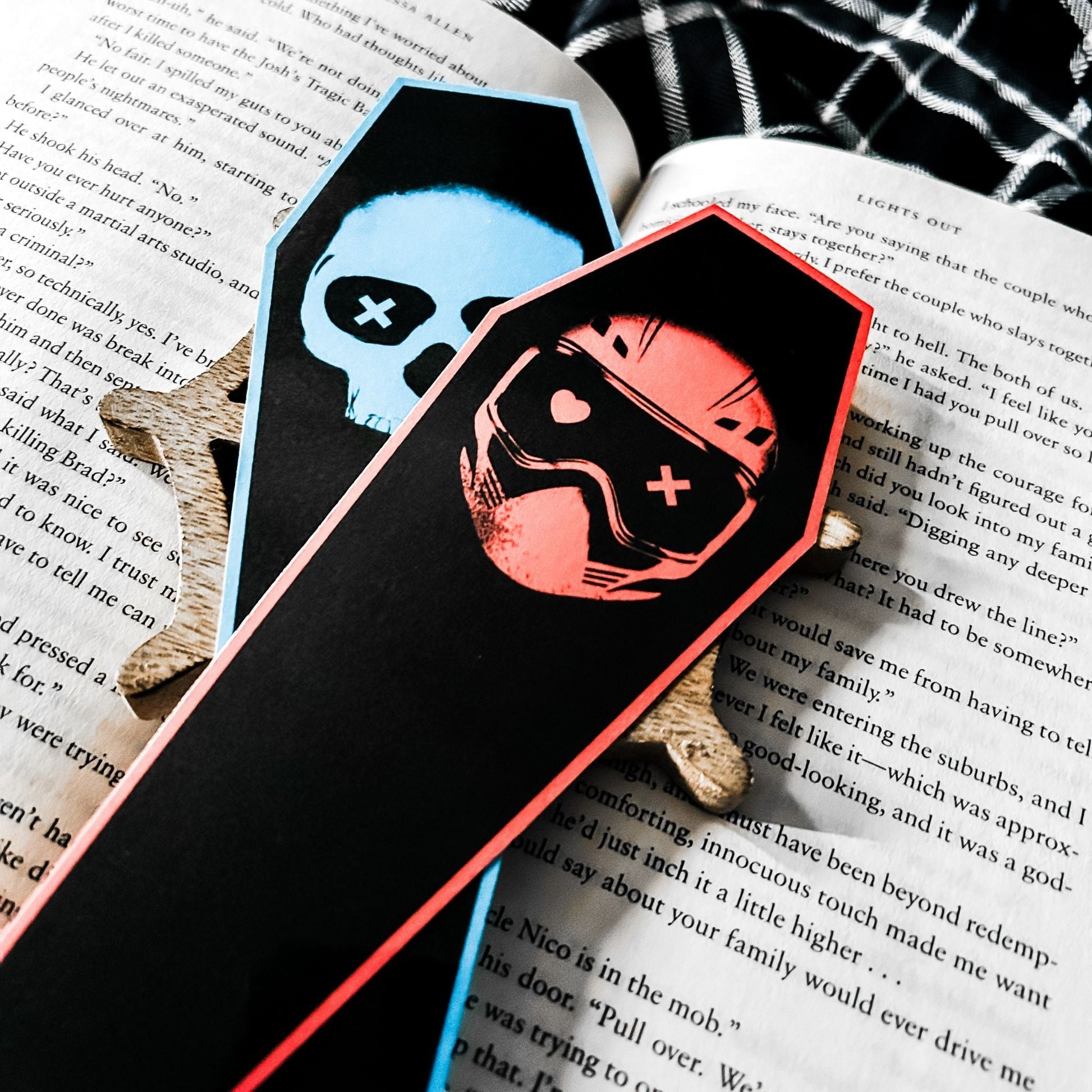 Caught Up Inspired Bookmark Cesarah's Spooky Shop