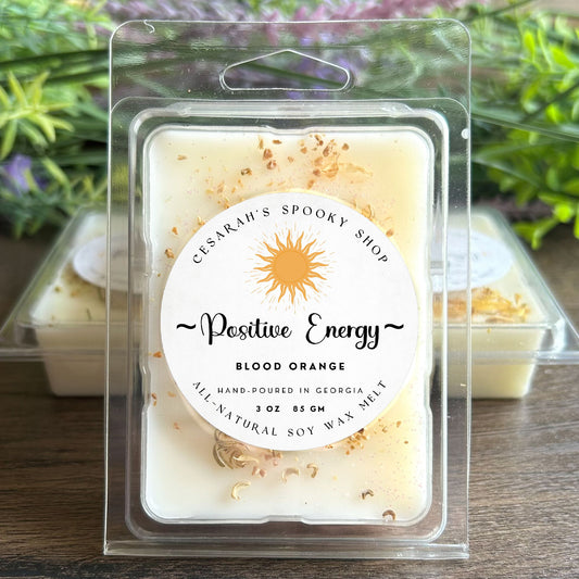 Positive Energy Wax Melt (Blood Orange) Cesarah's Spooky Shop