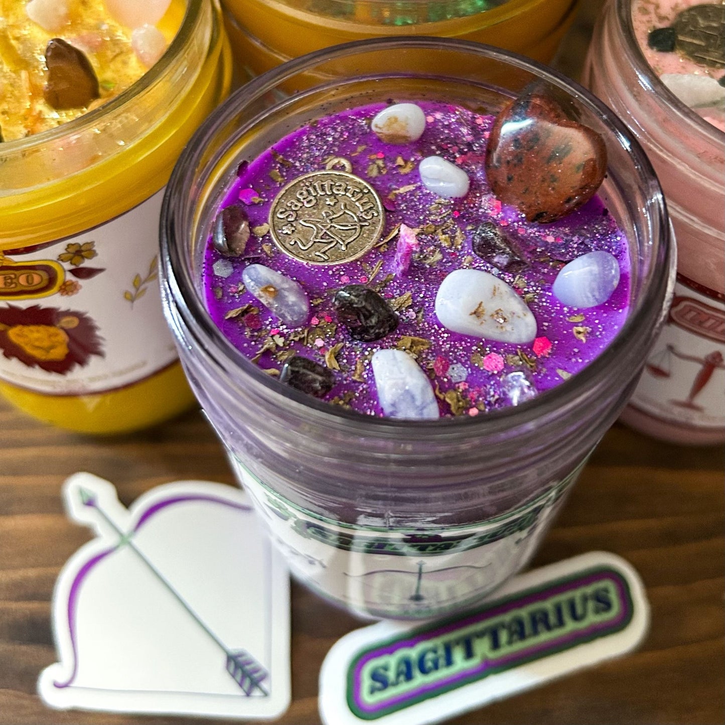 Sagittarius Zodiac Candle Cesarah's Spooky Shop