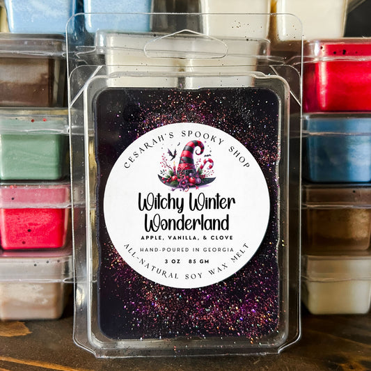 Witchy Winter Wonderland Wax Melt (Apple, Vanilla, & Clove)