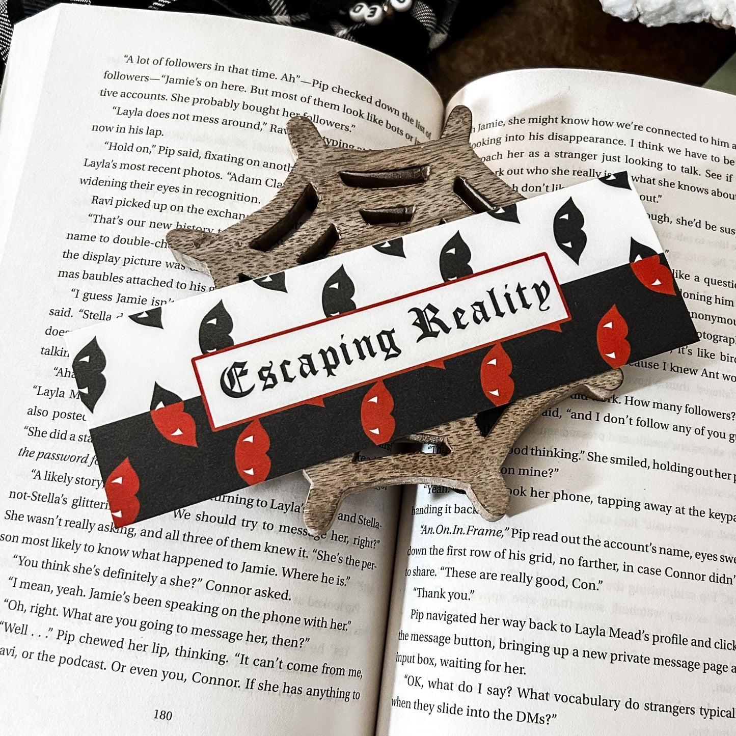 Escaping Reality Fangs Bookmark Cesarah's Spooky Shop