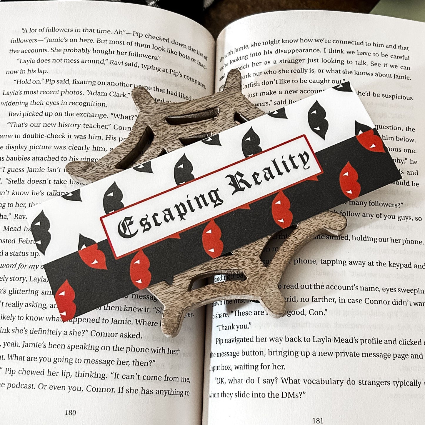 Escaping Reality Fangs Bookmark Cesarah's Spooky Shop