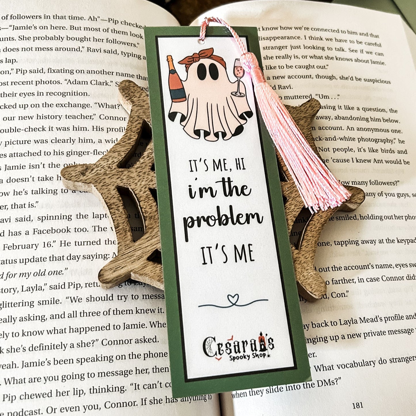 I'm the Problem Bookmark Cesarah's Spooky Shop