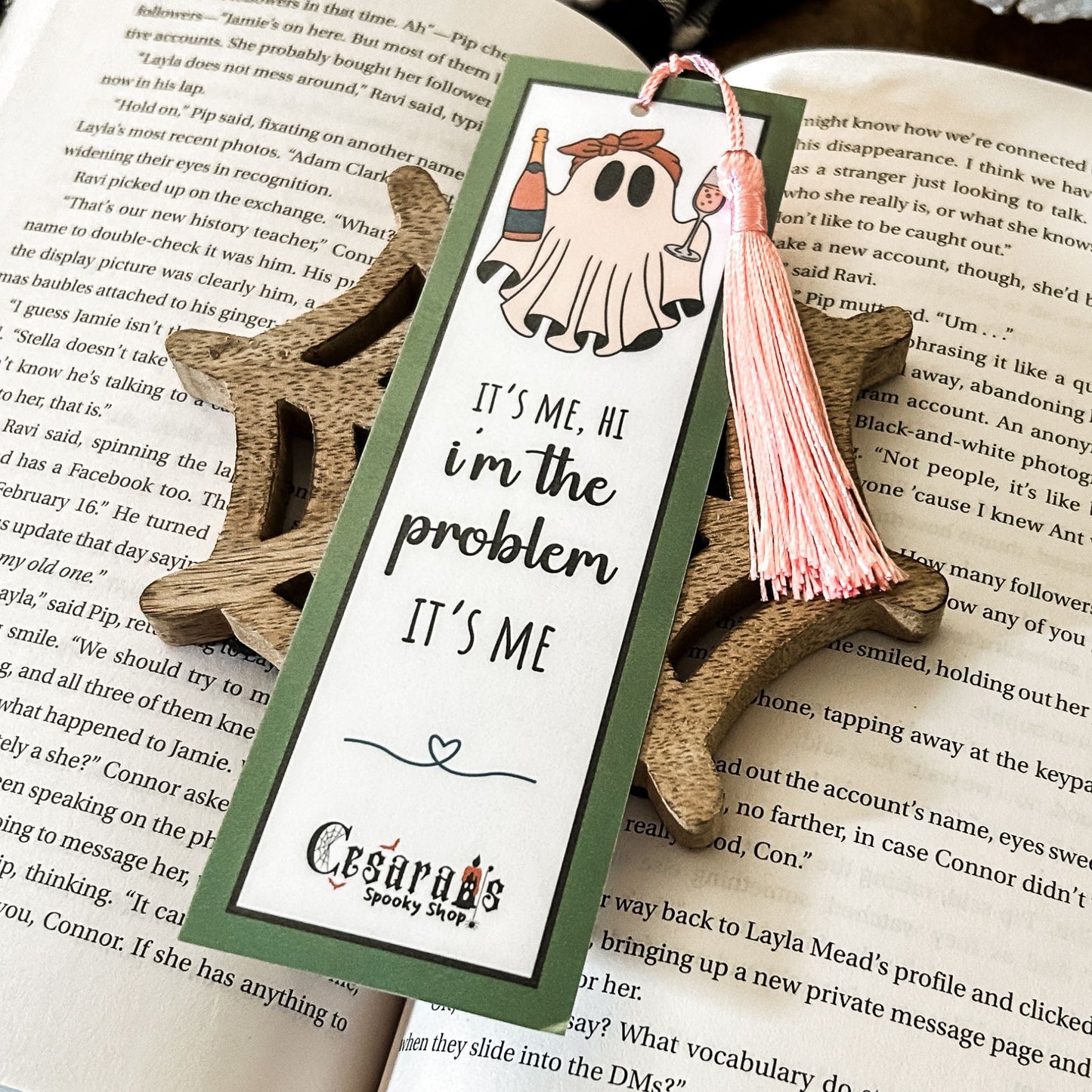 I'm the Problem Bookmark Cesarah's Spooky Shop