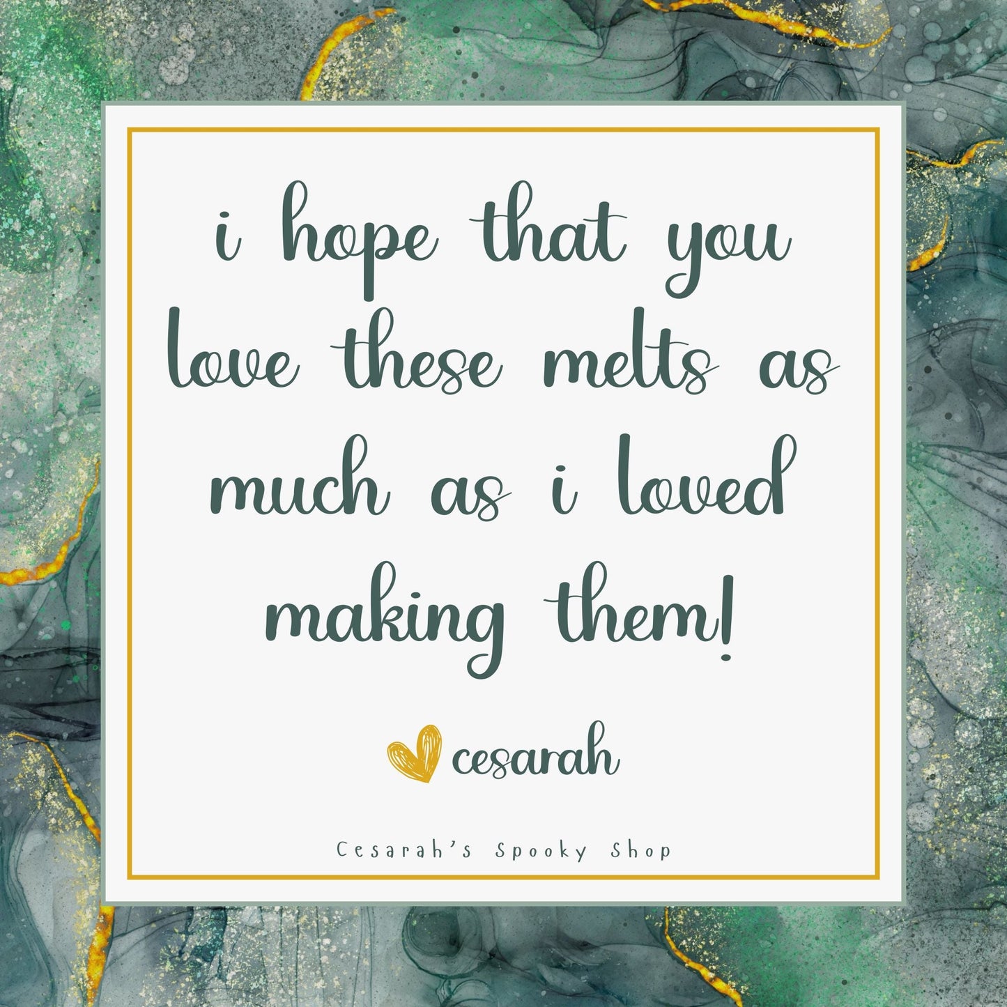 Sea Witch Wax Melt (Sea Salt & Agave) Cesarah's Spooky Shop