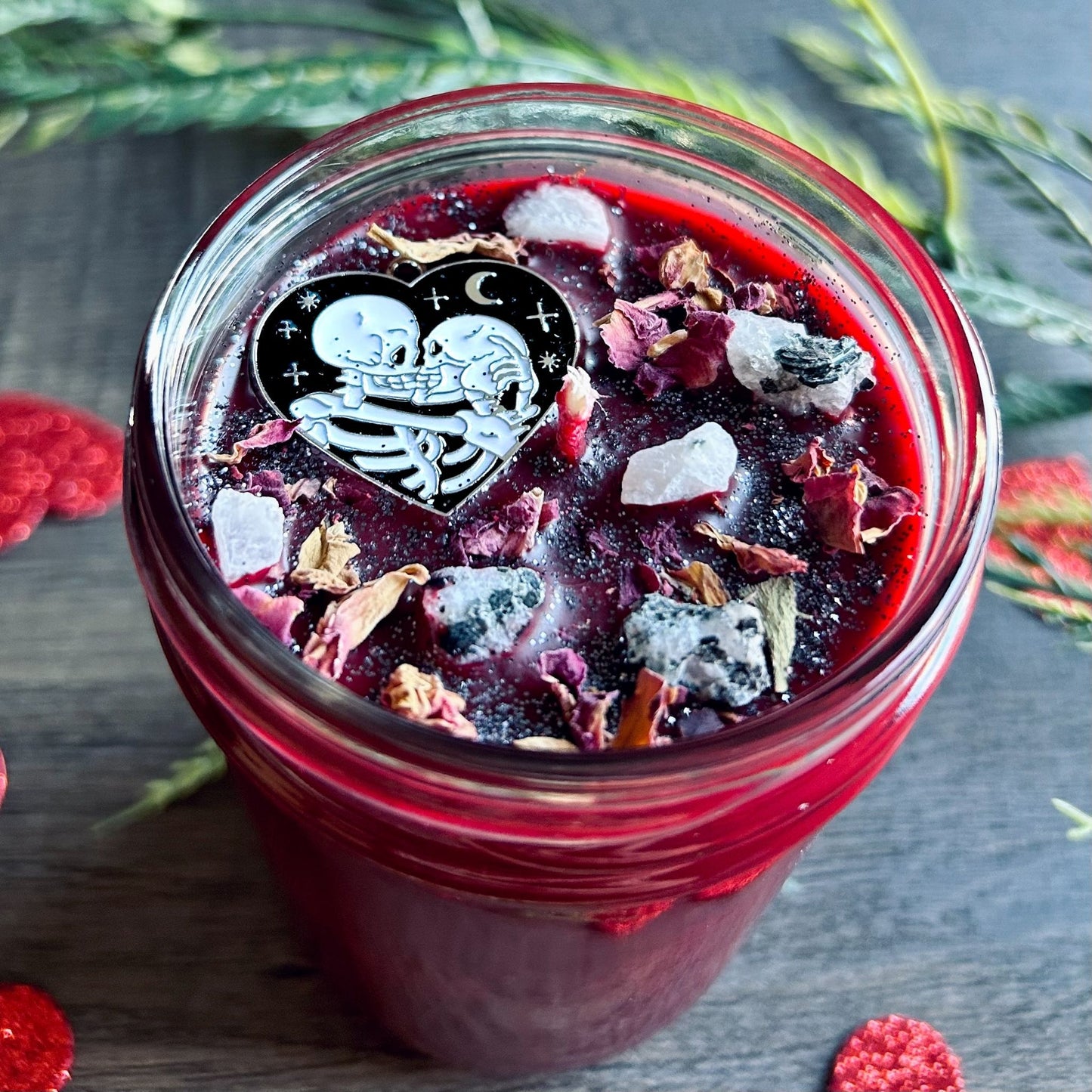 Eternally Yours Candle (Cranberry Apple & Clove) Cesarah's Spooky Shop