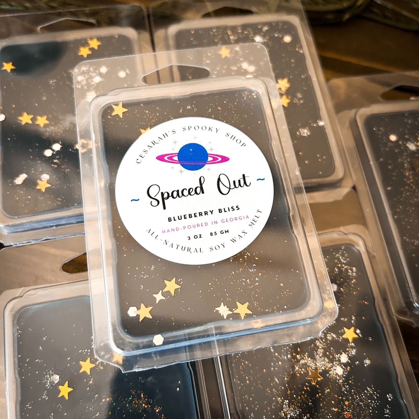 Spaced Out Wax Melt (Blueberry Bliss) Cesarah's Spooky Shop