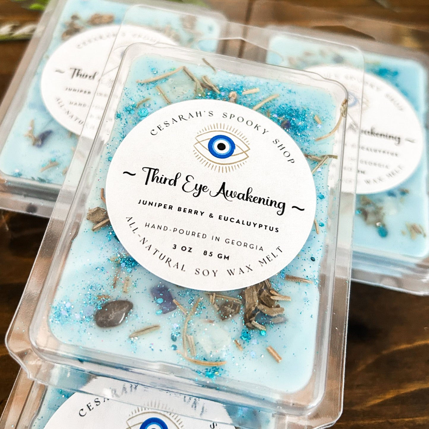 Third Eye Awakening Wax Melt (Juniper Berry & Eucalyptus) Cesarah's Spooky Shop
