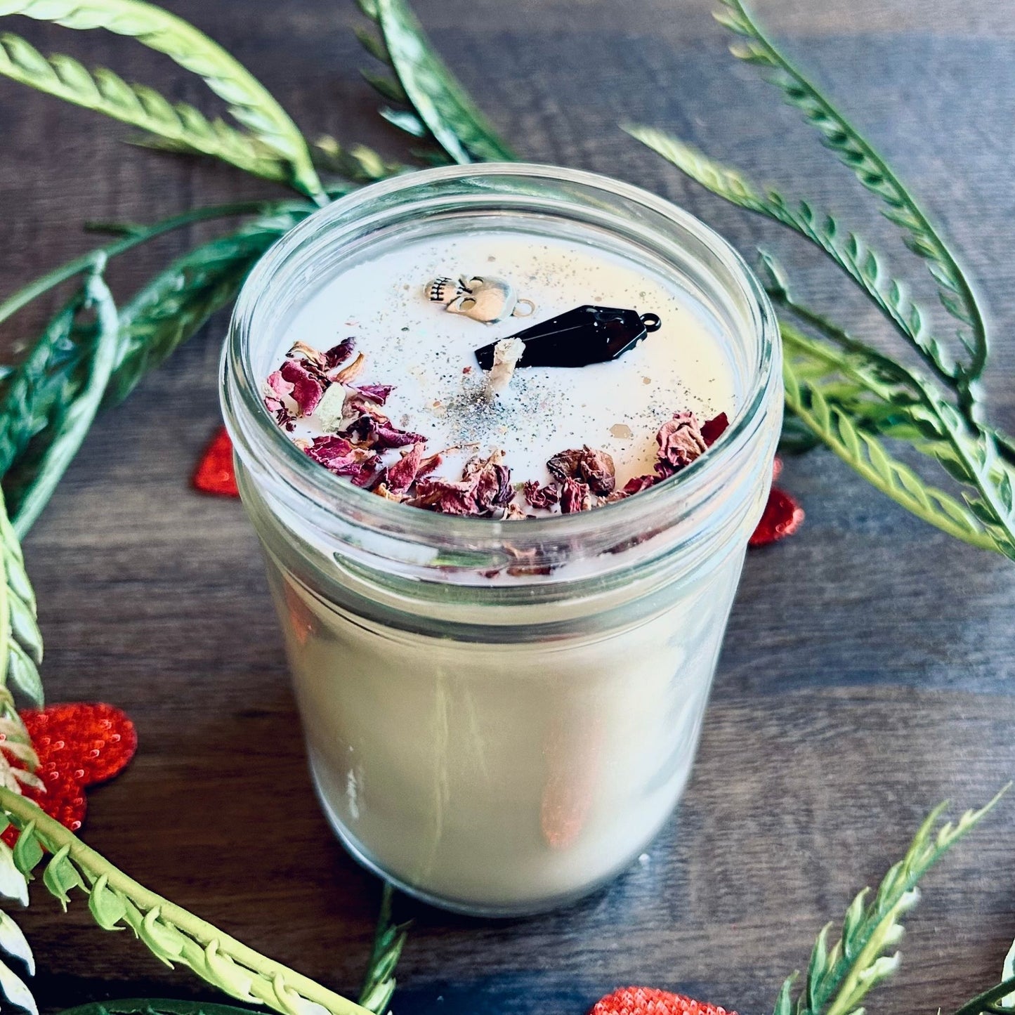 Your Coffin or Mine? Candle (Bergamot Spice & Leather Woods) Cesarah's Spooky Shop
