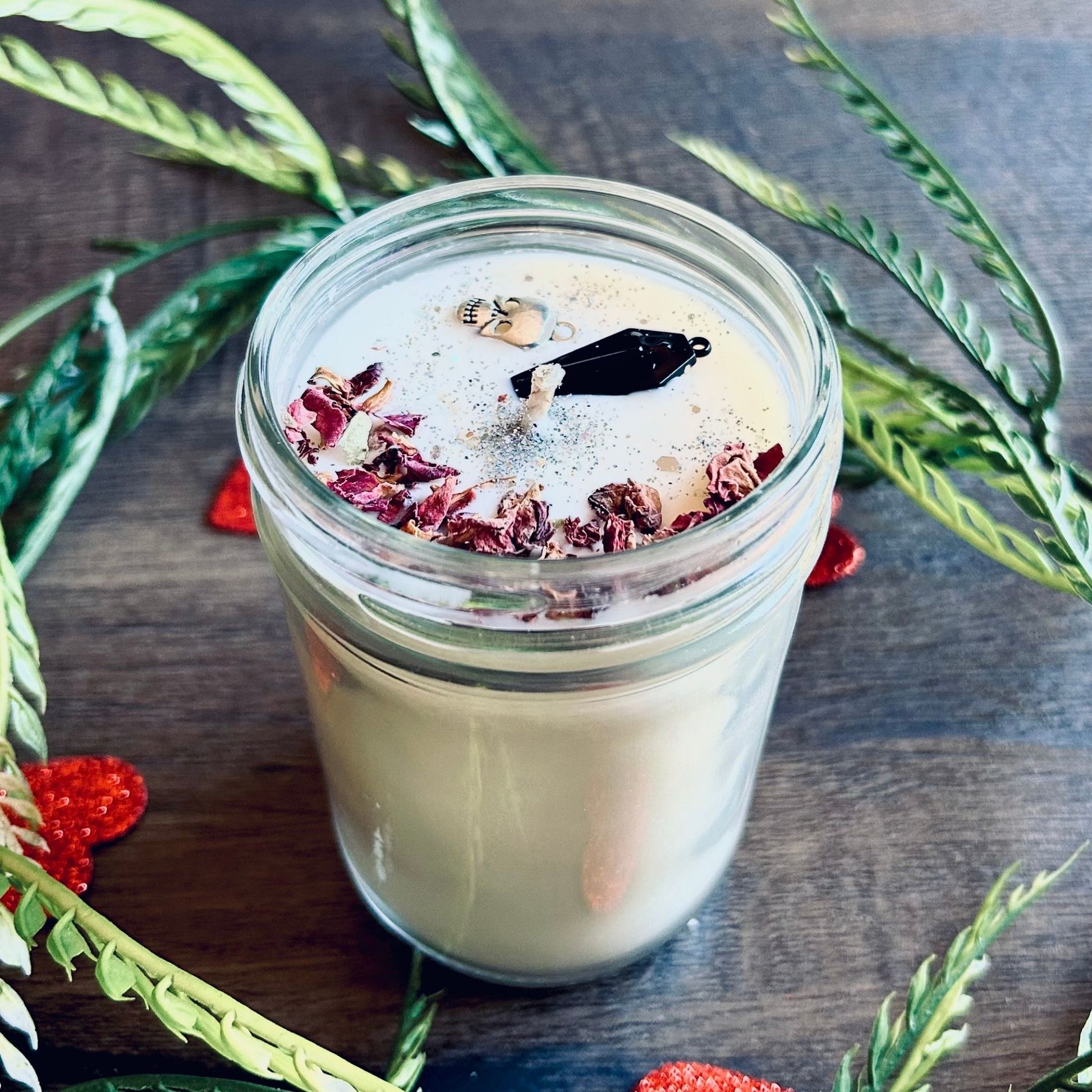 Your Coffin or Mine? Candle (Bergamot Spice & Leather Woods) Cesarah's Spooky Shop