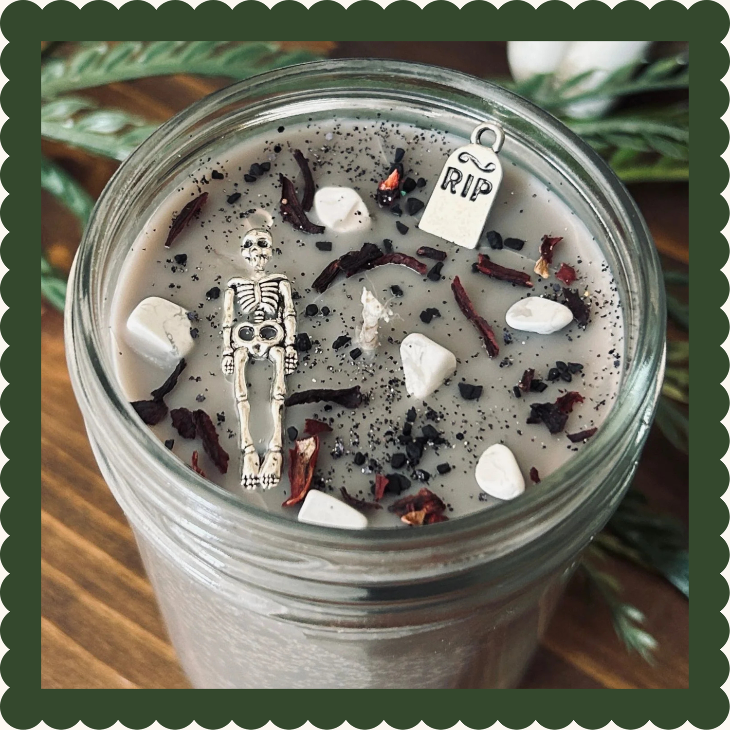 Spooky Crystal Candles for Halloween