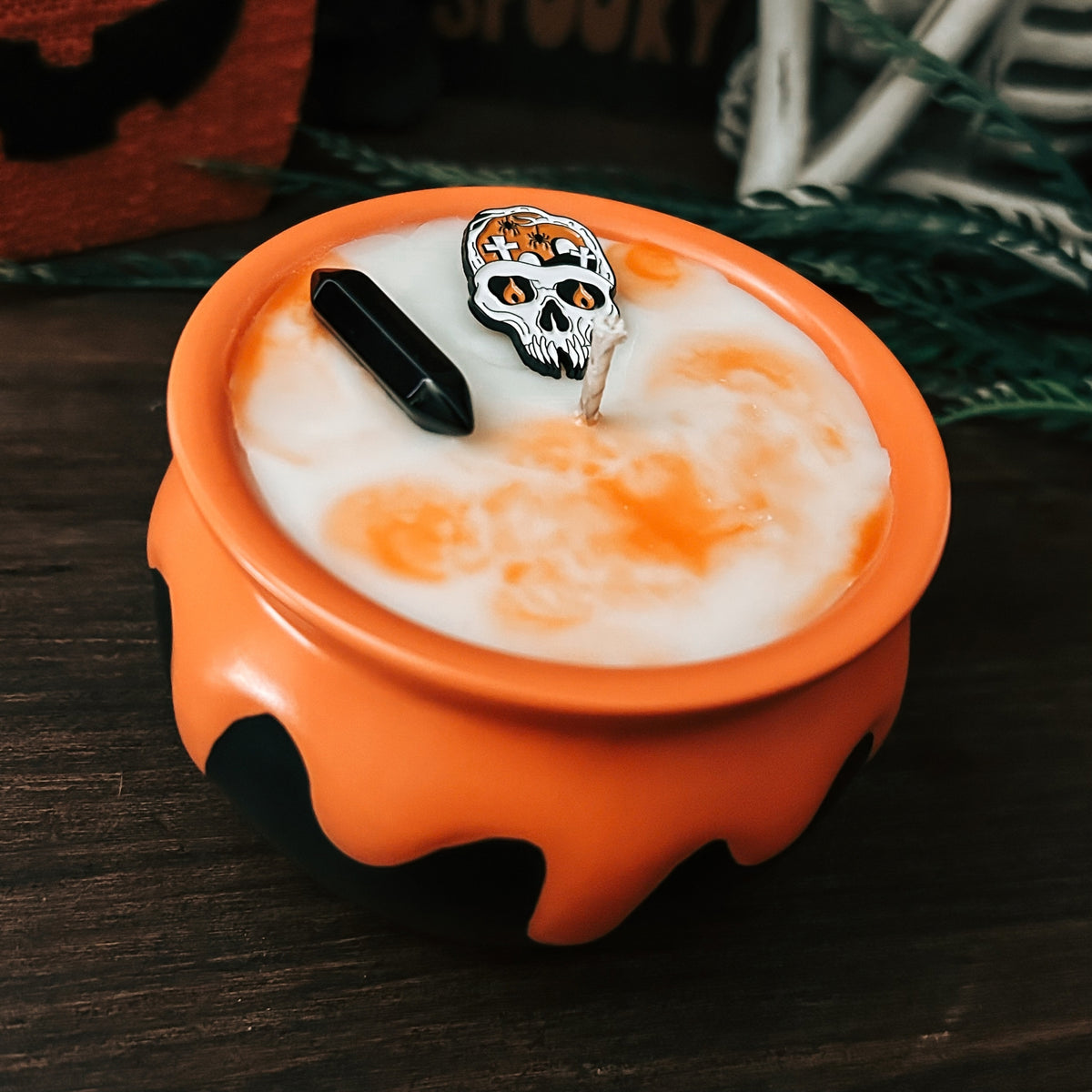 Halloween Cauldron Candle (Choose Scent)