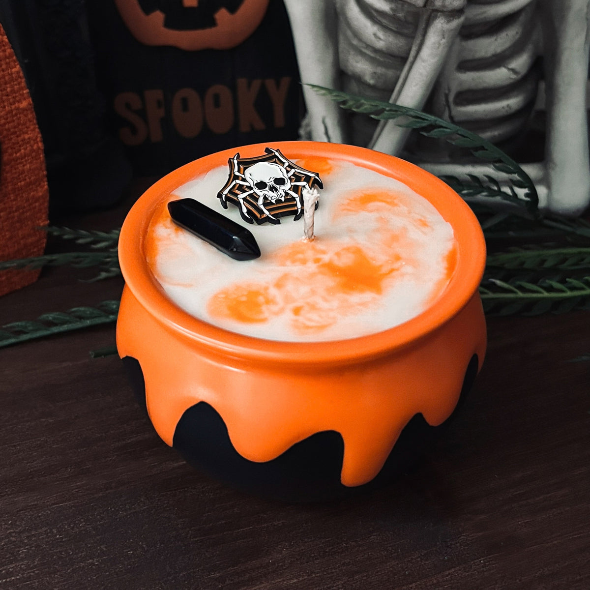 Halloween Cauldron Candle (Choose Scent)