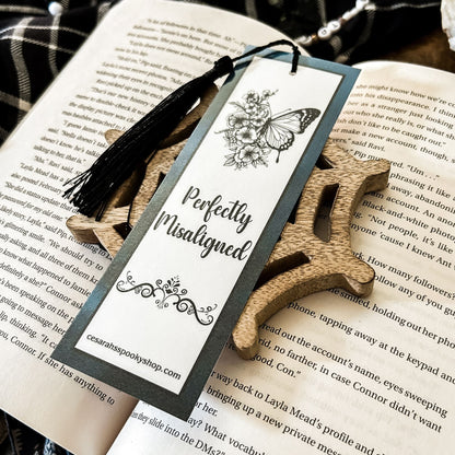 Perfectly Misaligned Bookmark Cesarah's Spooky Shop