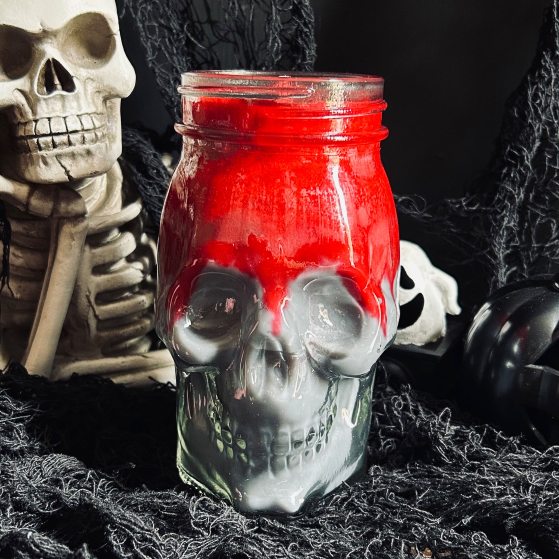 Bloody Skull Candle  Cesarah's Spooky Shop