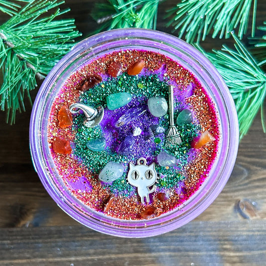 16oz Hocus Pocus Candle (spiced pumpkin cider) Cesarah's Spooky Shop