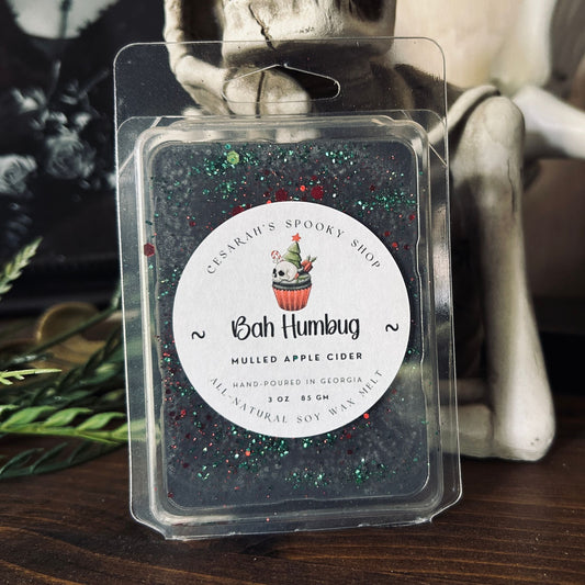 Bah Humbug Wax Melt (Mulled Apple Cider) Cesarah's Spooky Shop