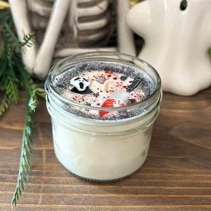 4oz Love You to Death Candle (floral peony & sweet musk) Cesarah's Spooky Shop