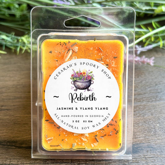 Rebirth (Beltane) Wax Melt (Jasmine & Ylang Ylang) Cesarah's Spooky Shop