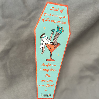 Expensive Energy Bookmark