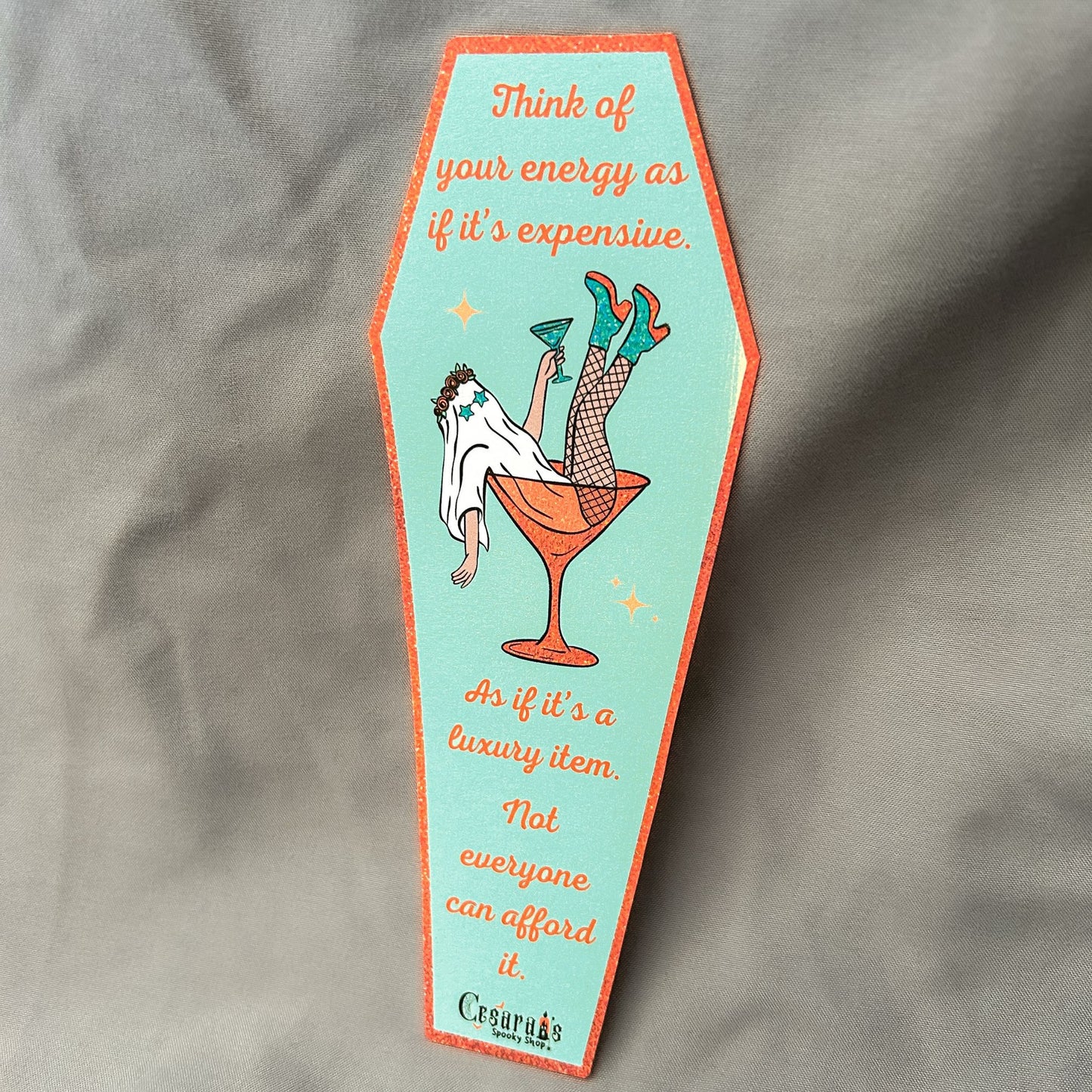Expensive Energy Bookmark