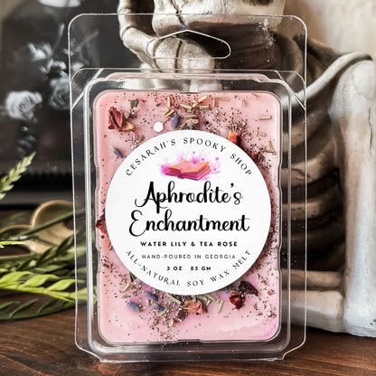 Aphrodite's Enchantment Wax Melt (Water Lily & Tea Rose) Cesarah's Spooky Shop