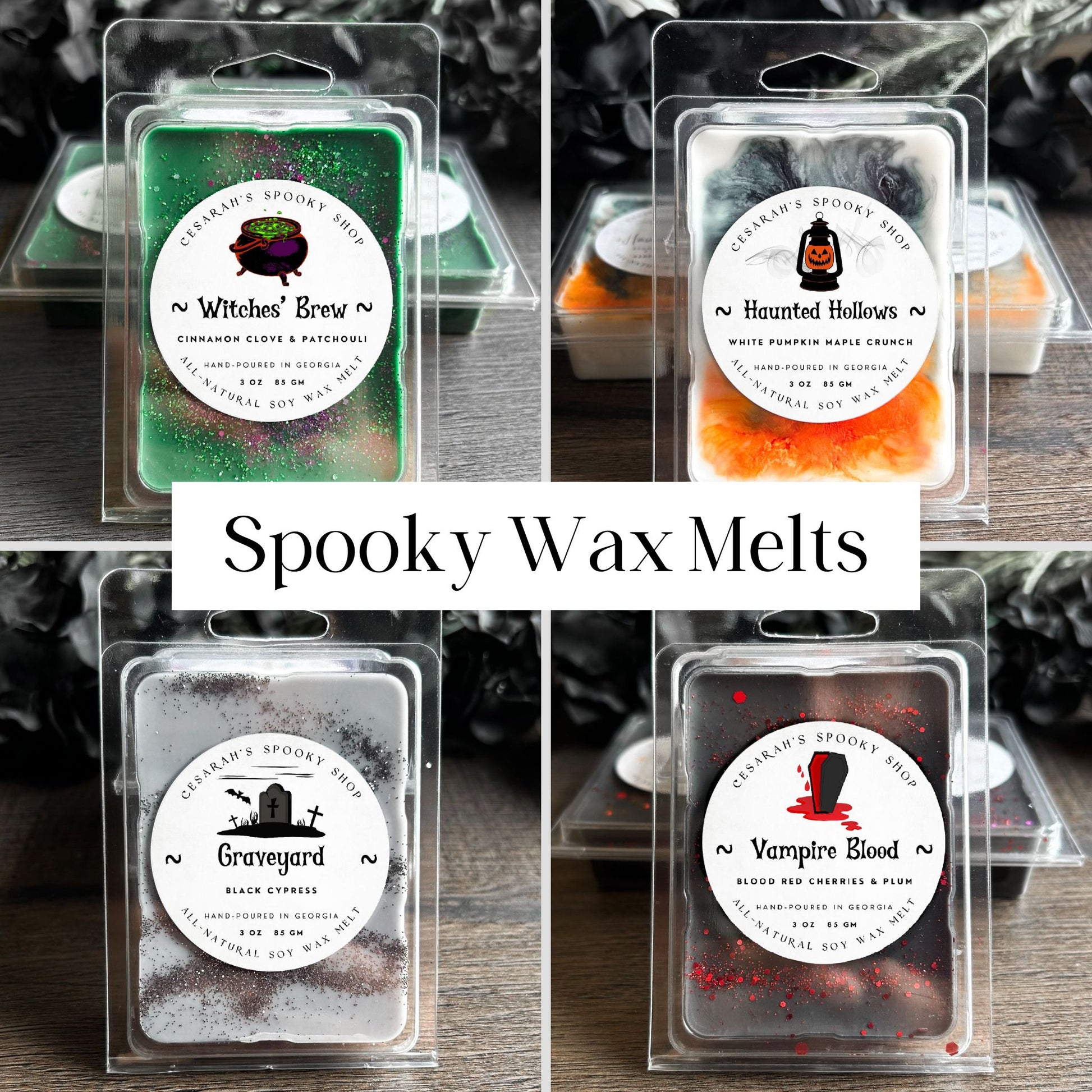 Halloween & Fall Wax Melts Cesarah's Spooky Shop