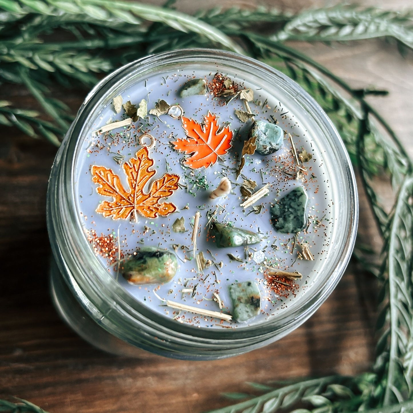 Autumn Rain Candle (Crisp Wet Leaves & Harvest Spices)