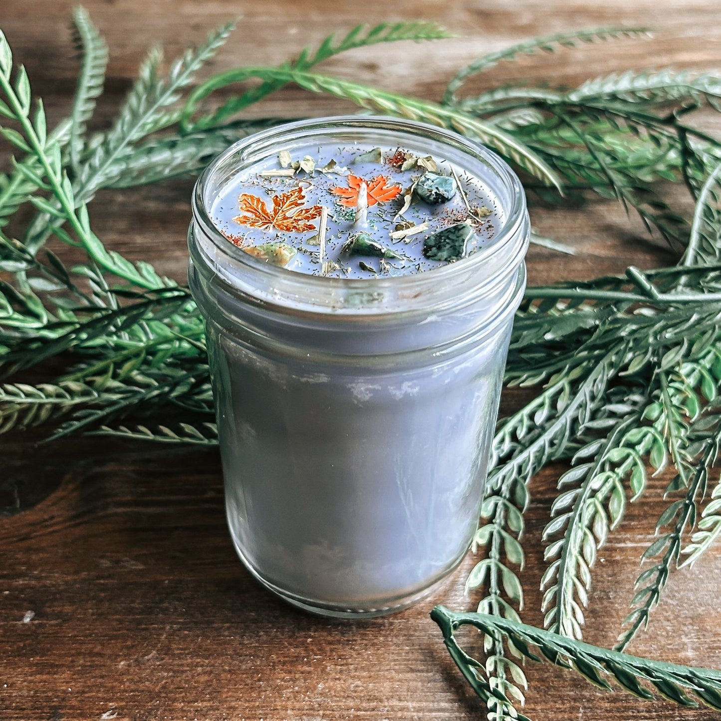 Autumn Rain Candle (Crisp Wet Leaves & Harvest Spices)