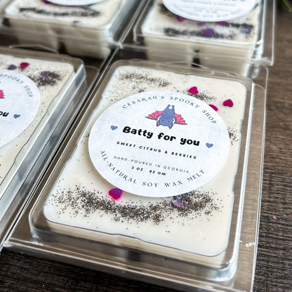 Batty for You Wax Melt (Sweet Citrus & Berries)