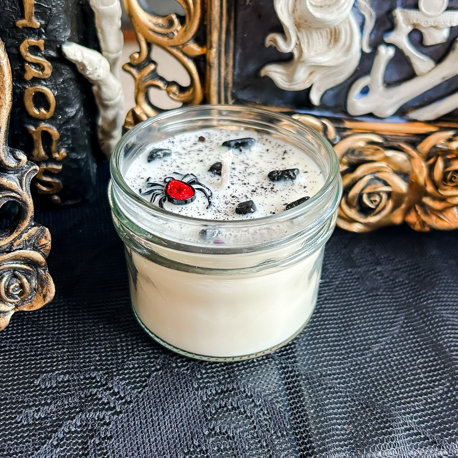 Black Widow Candle Cesarah's Spooky Shop