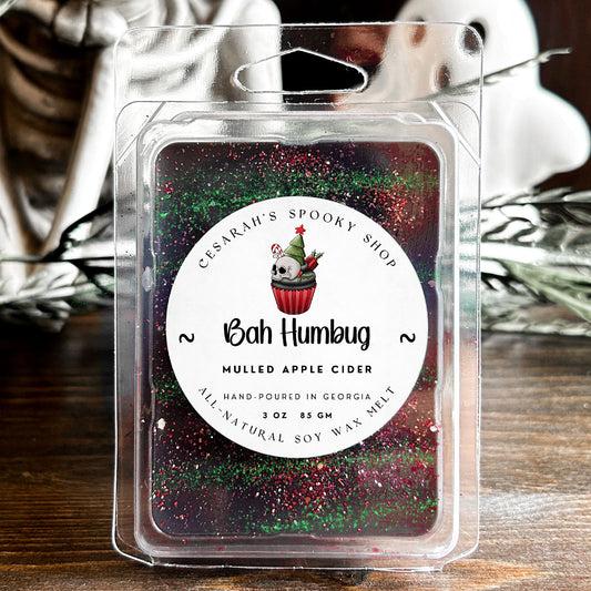 Bah Humbug Wax Melt (Mulled Apple Cider) Cesarah's Spooky Shop