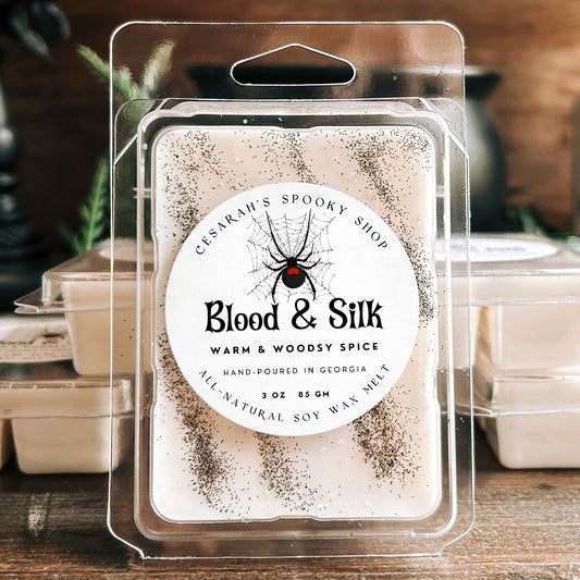 Blood & Silk Wax Melt (Warm & Woodsy Spice)