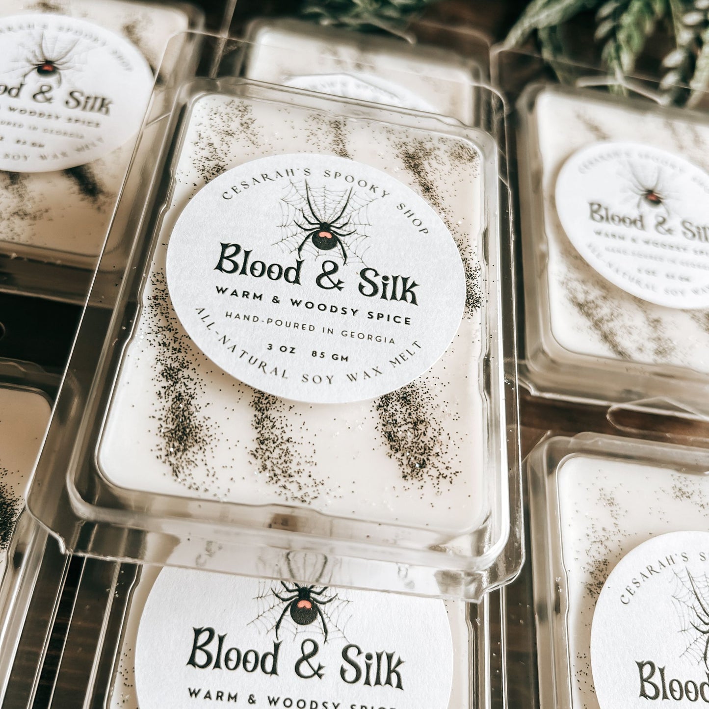 Blood & Silk Wax Melt (Warm & Woodsy Spice)
