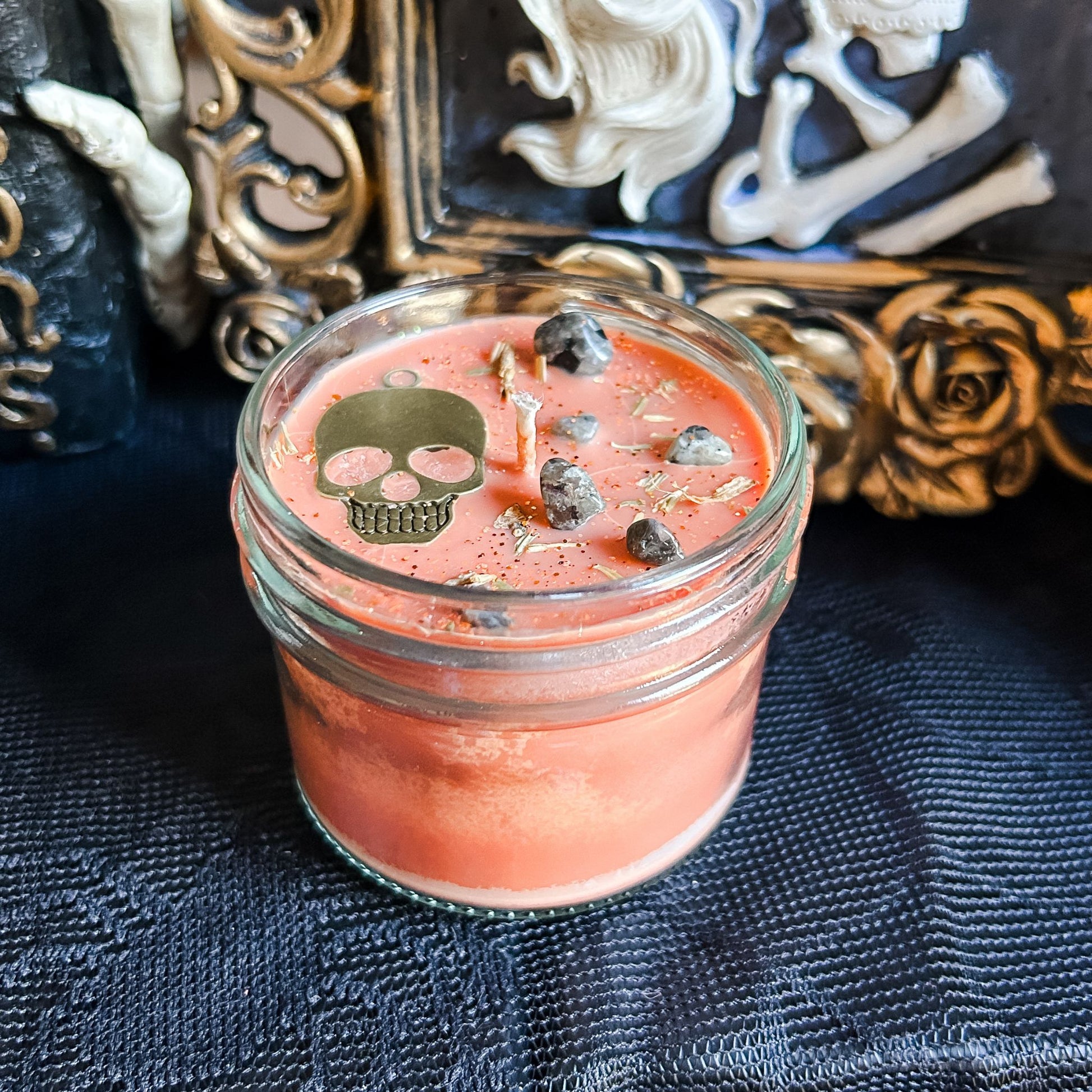 Creepy Campfire Candle Cesarah's Spooky Shop