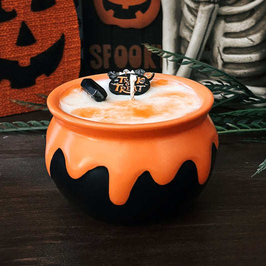 Halloween Cauldron Candle (Choose Scent)