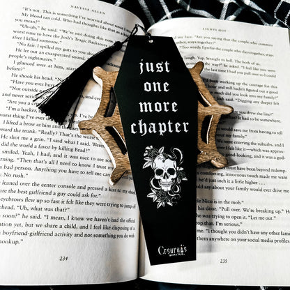 Just One More Chapter Bookmark Cesarah's Spooky Shop