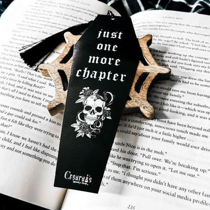 Just One More Chapter Bookmark Cesarah's Spooky Shop