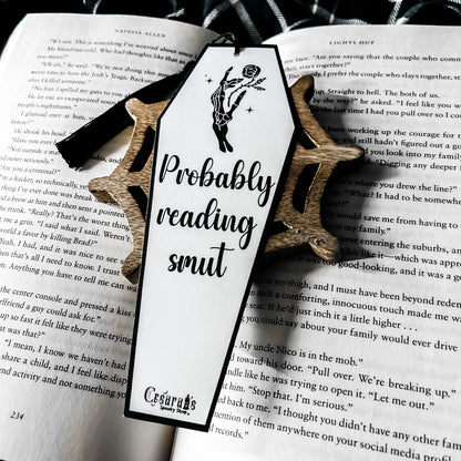 Probably Reading Smut Bookmark Cesarah's Spooky Shop