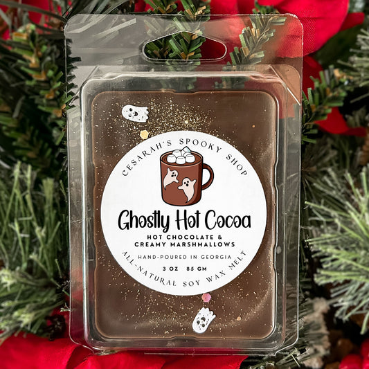Ghostly Hot Cocoa Wax Melt (Hot Chocolate & Creamy Marshmallows)